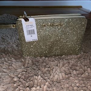 Michael Kors double travel wristlet